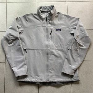 Mens Patagonia Full Zip Gray Jacket Large